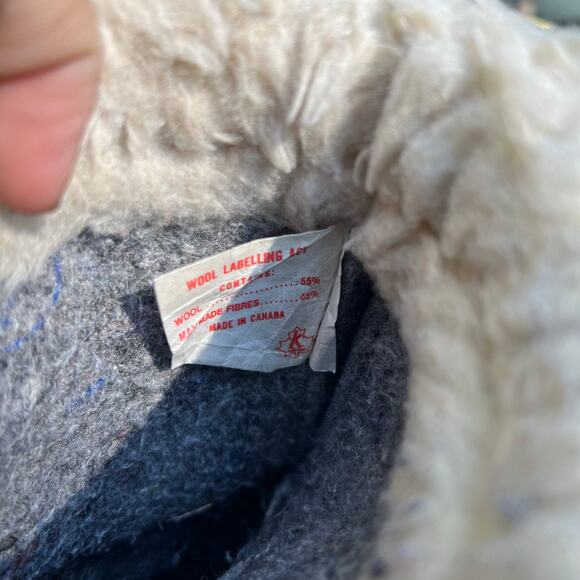 Vintage Sorel Manitou Duck Boots 7 Tan Black Wool Lined Canada Winter Snow Boots - Picture 5 of 16